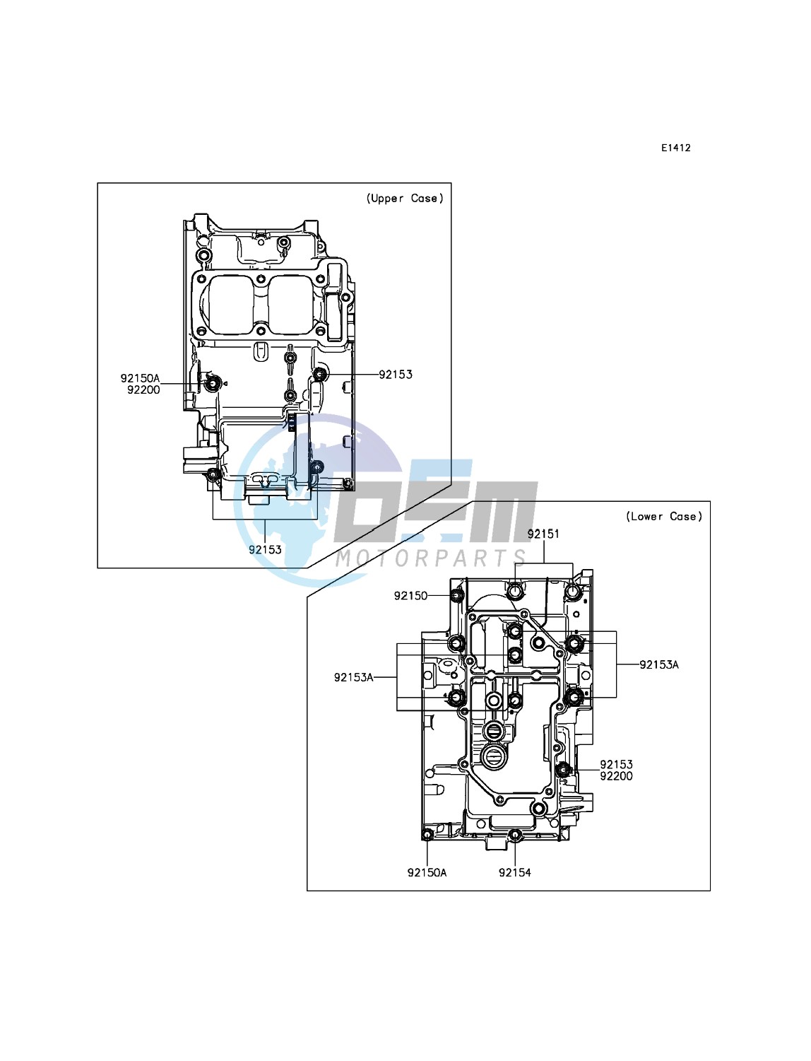 Crankcase Bolt Pattern