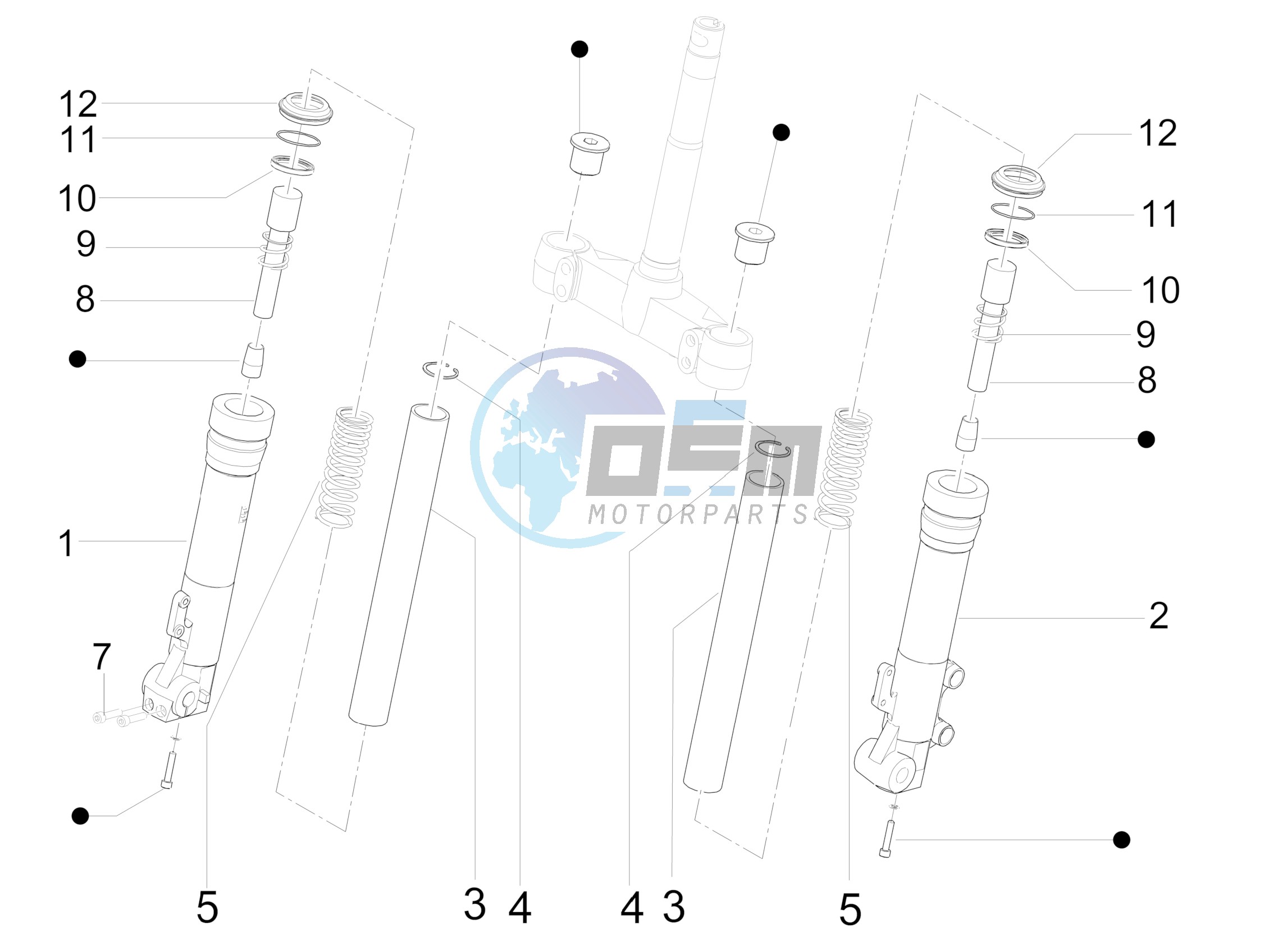 Fork's components (Escorts)