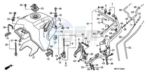 XL1000V9 Ireland - (EK) drawing FUEL TANK