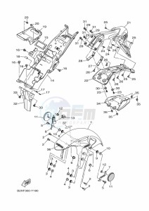 YZF320-A YZF-R3 (B2XF) drawing FENDER