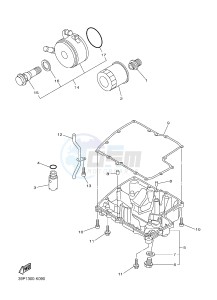 YBR125E (42PK) drawing OIL CLEANER