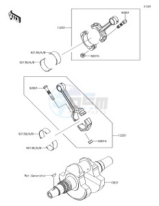 BRUTE FORCE 750 4x4i EPS KVF750GHF EU drawing Crankshaft