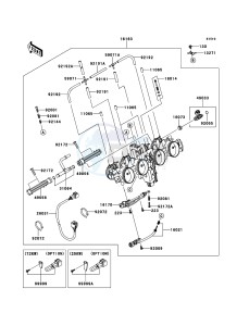 Z750R ABS ZR750PBF FR GB XX (EU ME A(FRICA) drawing Throttle