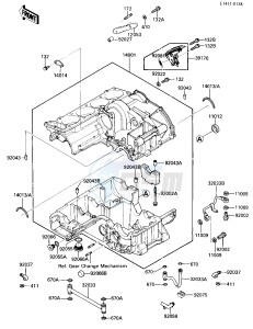 ZL 900 A [ELIMINATOR] (A1-A2) [ELIMINATOR] drawing CRANKCASE