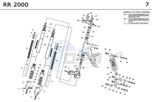 RR CASTROL 50 drawing SUSPENSION