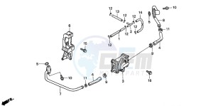 XL600V TRANSALP drawing AIR SUCTION VALVE (SW)