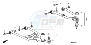 TRX250TEC drawing FRONT ARM