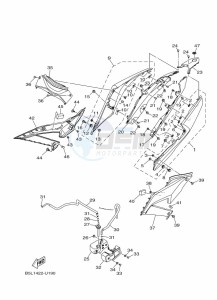 YZF320-A YZF-R3 (B7P1) drawing SIDE COVER