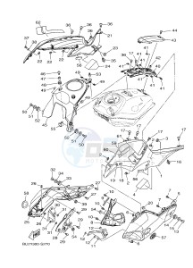 MT07A MT-07 ABS 700 (BU23) drawing FUEL TANK 2