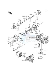 VERSYS 1000 KLZ1000BFF FR GB XX (EU ME A(FRICA) drawing Oil Pump