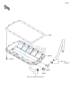 JET SKI ULTRA 310R JT1500NEF EU drawing Oil Pan