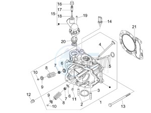 GTS 250 ie Super USA drawing Head unit - Valve