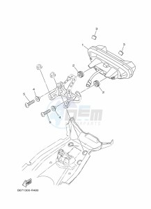 MT-10 MTN1000 (B67P) drawing TAILLIGHT