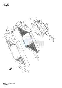 VL800 (E3-E28) VOLUSIA drawing RADIATOR