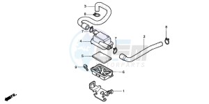 NV750C2 drawing SUB AIR CLEANER