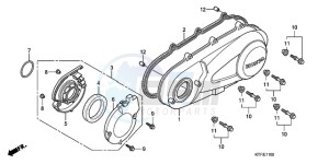 SH1259 France - (F / CMF 2F) drawing LEFT CRANKCASE COVER