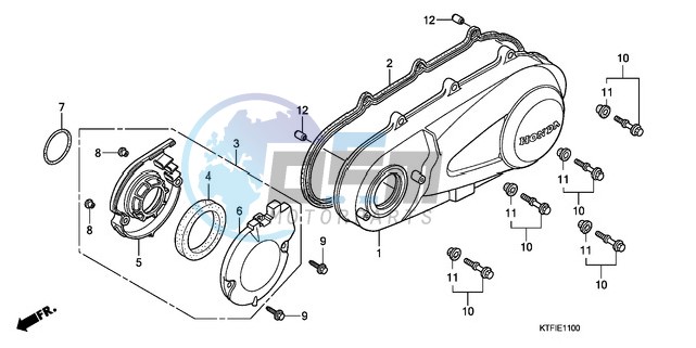 LEFT CRANKCASE COVER