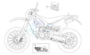 RX-SX 50 drawing Decal and operators handbooks