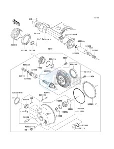 VN 1500 L [VULCAN 1500 NOMAD FI] (L2-L4) [VULCAN 1500 NOMAD FI] drawing DRIVE SHAFT_FINAL GEAR