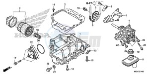 VFR1200XLF CrossTourer - VFR1200X 2ED - (2ED) drawing OIL PUMP (VFR1200X/ XA/ XL)