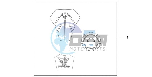 TANK PAD/FUEL FILLER CAP