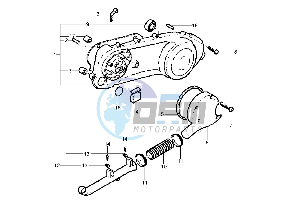 Clutch cover