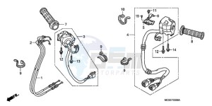 ST1300A9 Australia - (U / ABS MME) drawing SWITCH/CABLE