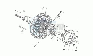 750 X Polizia - PA 2A Serie Polizia/PA 2A Serie drawing Front wheel lx16500>