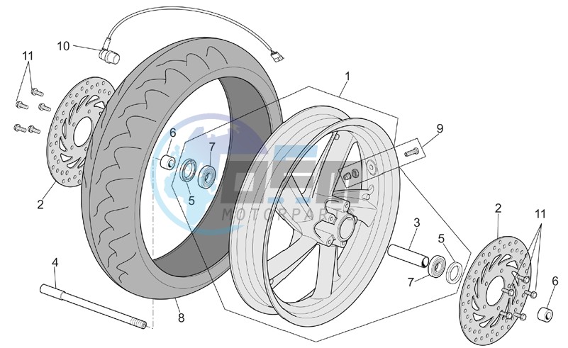 Front wheel