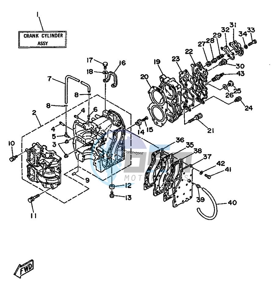 CYLINDER--CRANKCASE