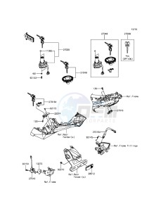 NINJA 250SL BX250AGFA XX (EU ME A(FRICA) drawing Ignition Switch