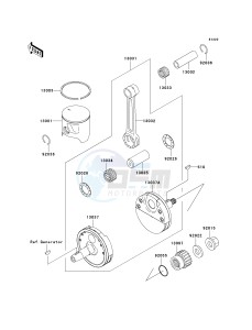 KX 125 L (L4) drawing CRANKSHAFT_PISTON-- S- -