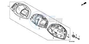 CBR600RR9 Korea - (KO / MK) drawing METER