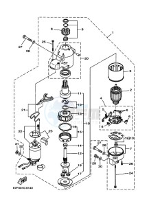 F100CETL drawing STARTER-MOTOR