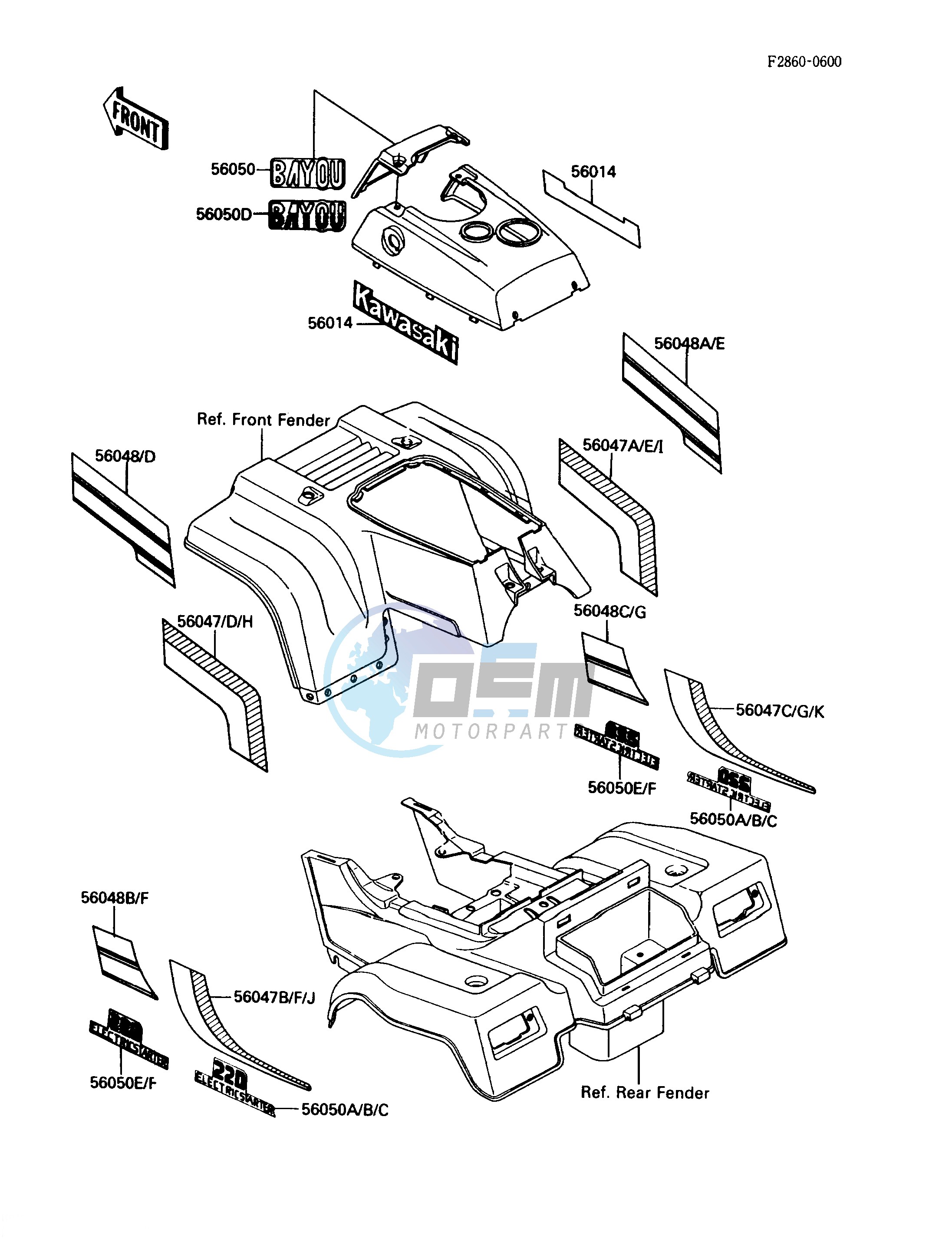 DECAL-- KLF220-A1_A2- -