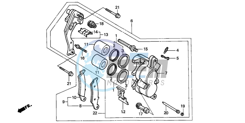 FRONT BRAKE CALIPER