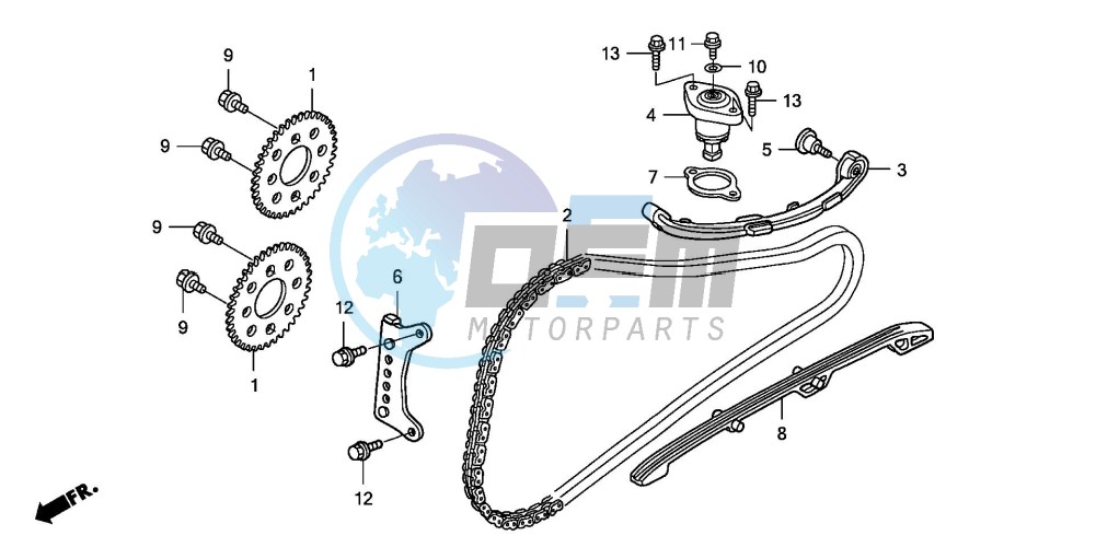 CAM CHAIN/TENSIONER