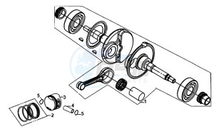 JET 14 125/XB1 (XC12WW-EU) (E4) (L7-M0) drawing CRANKSHAFT