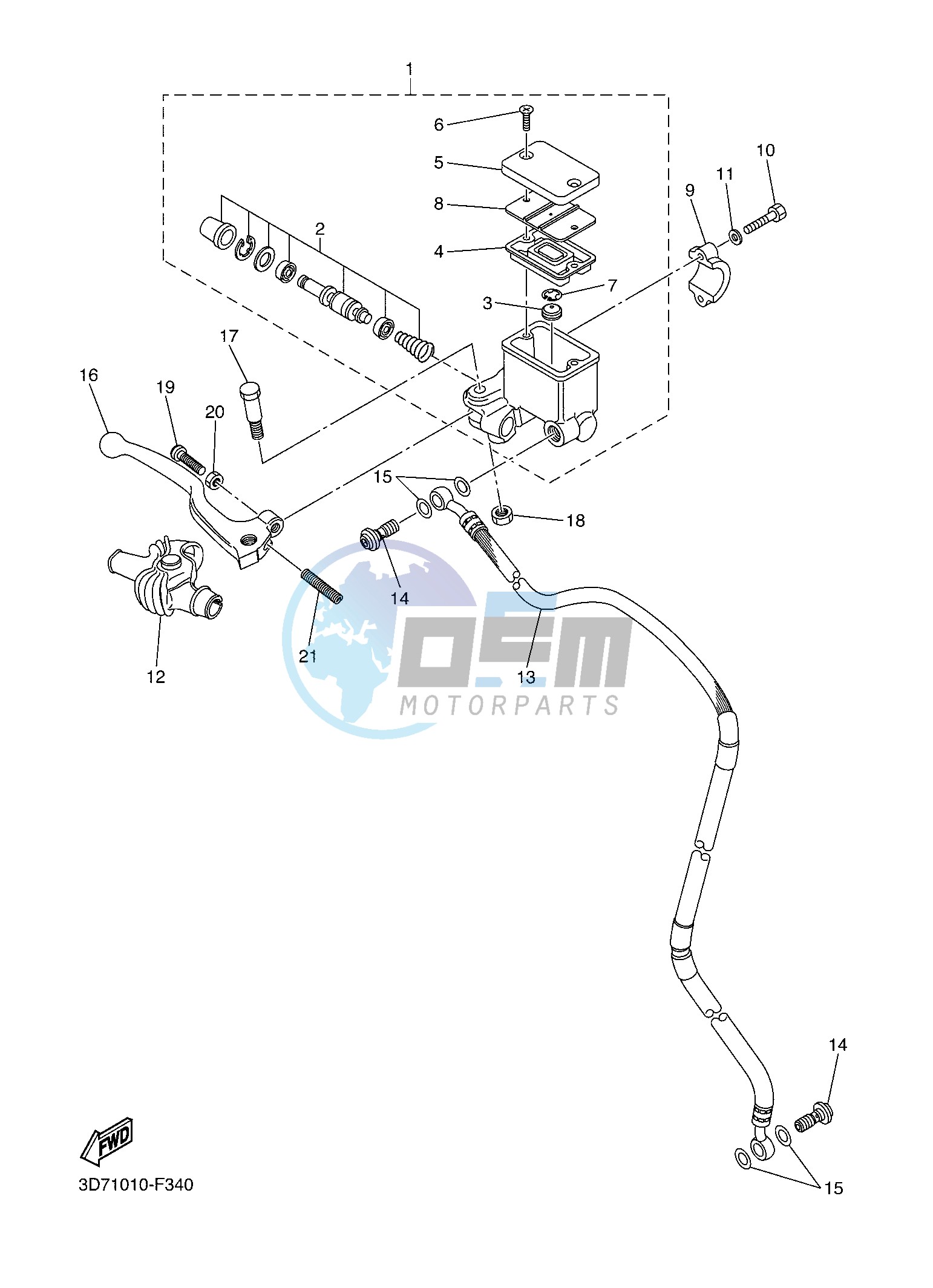 FRONT MASTER CYLINDER