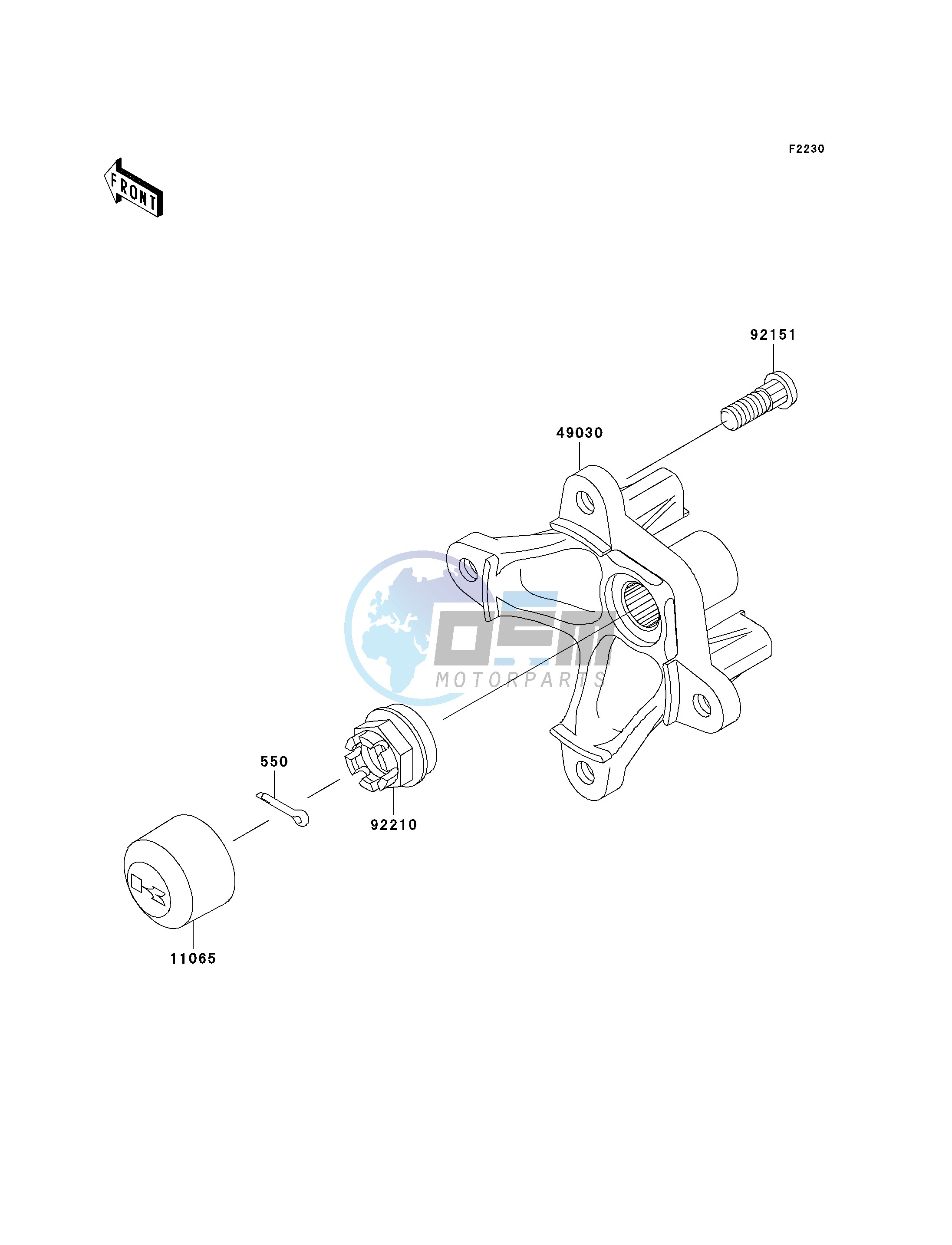 FRONT HUB