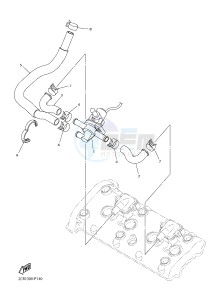 YZF-R1M 998 R5 (2KSF) drawing AIR INDUCTION SYSTEM