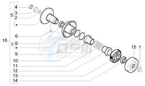 Liberty 50 4t RST drawing Driven pulley