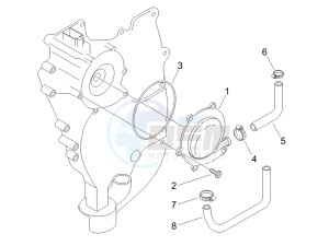 MP3 400 ie (USA) USA drawing Cooler pump