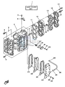 50D drawing CYLINDER--CRANKCASE