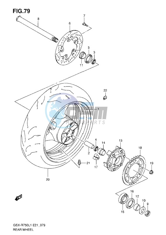 REAR WHEEL L1