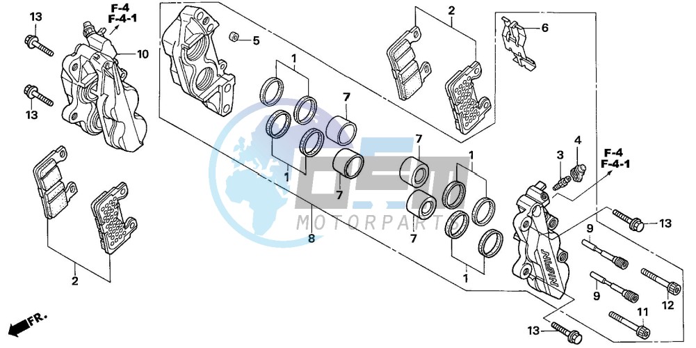 FRONT BRAKE CALIPER