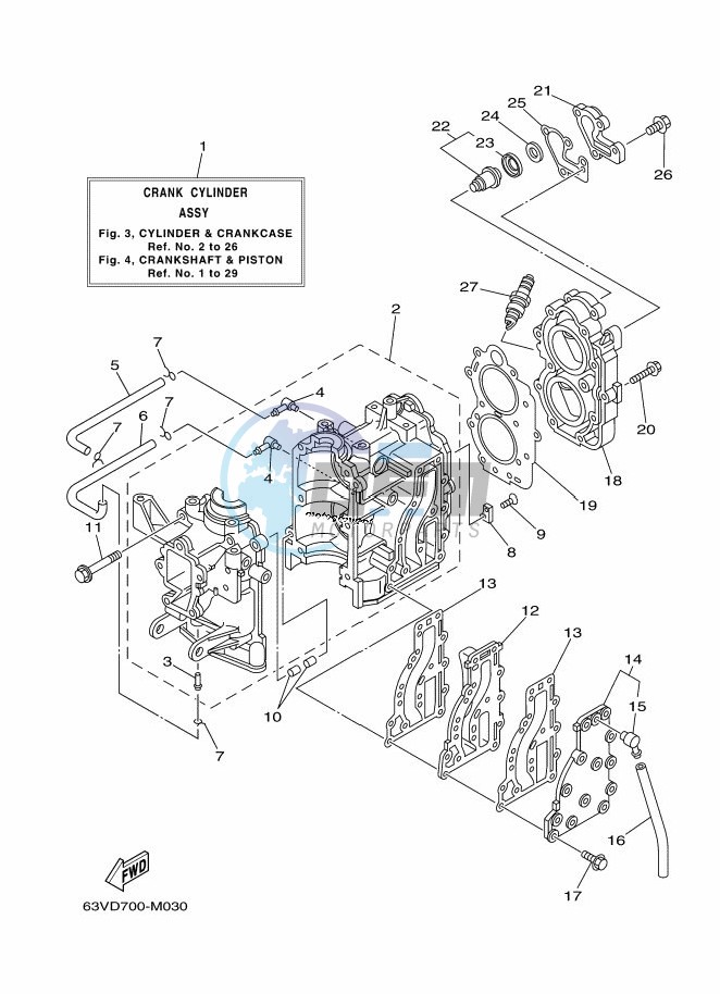 CYLINDER--CRANKCASE