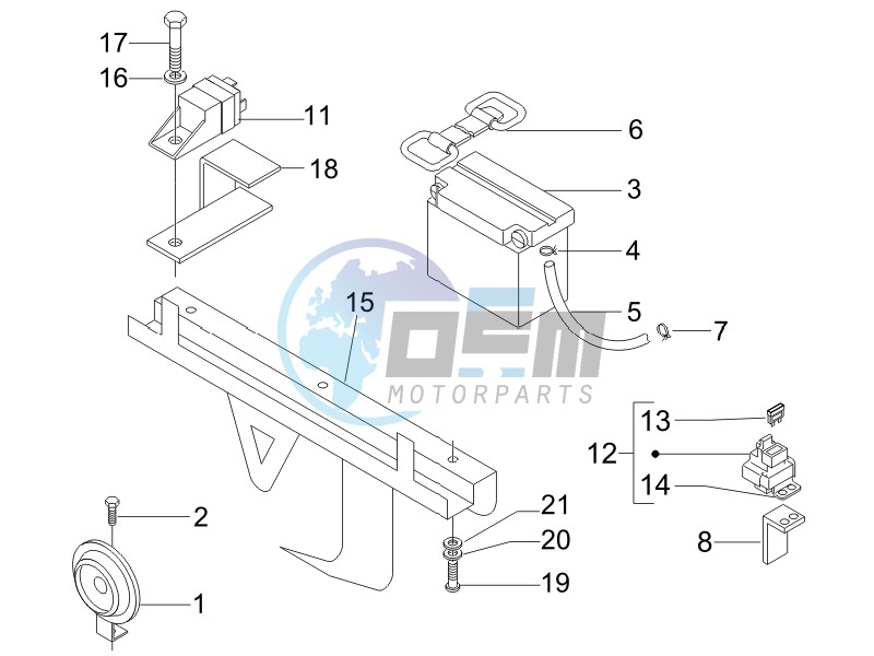 Remote control switches - Battery - Horn