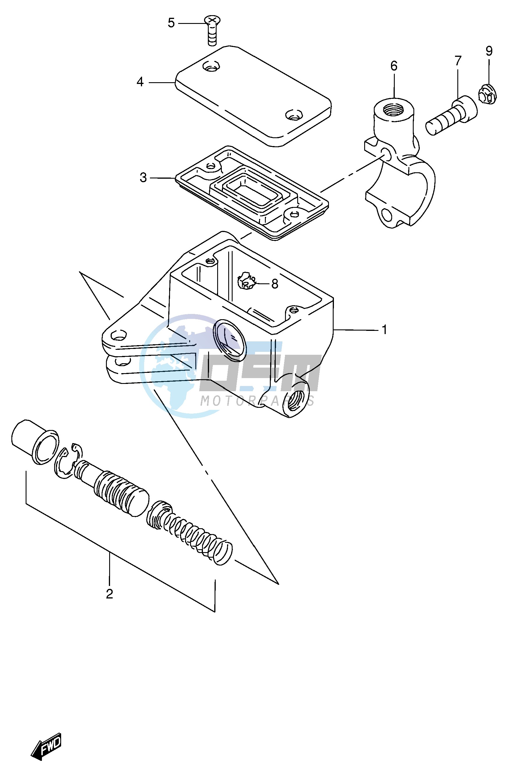 FRONT MASTER CYLINDER