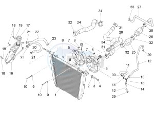 ETV 1200 Caponord Rally USA USA drawing Cooling system